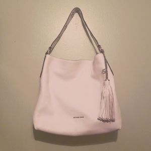 Michael Kors White Leather Purse
